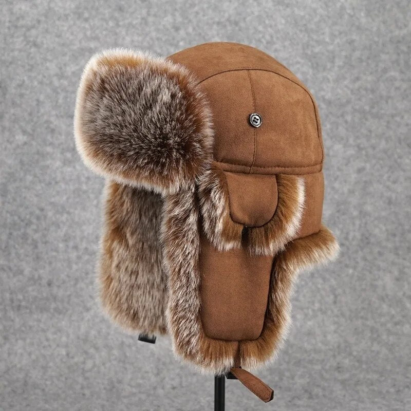 Elegantné teplo: pánska čiapka Ushanka